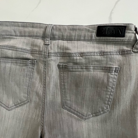 ELAN stretchy grey jeans size medium - Picture 3 of 6